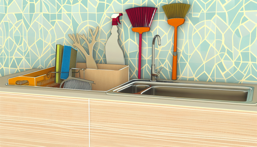 Solutions créatives pour le rangement des outils de nettoyage