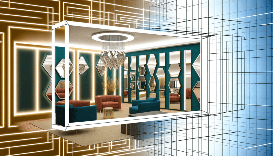 Astuces pour utiliser les miroirs pour agrandir visuellement un espace