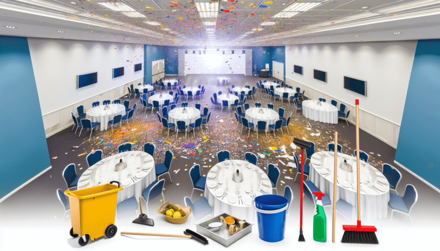 Astuces pour un nettoyage efficace après une soirée ou un événement